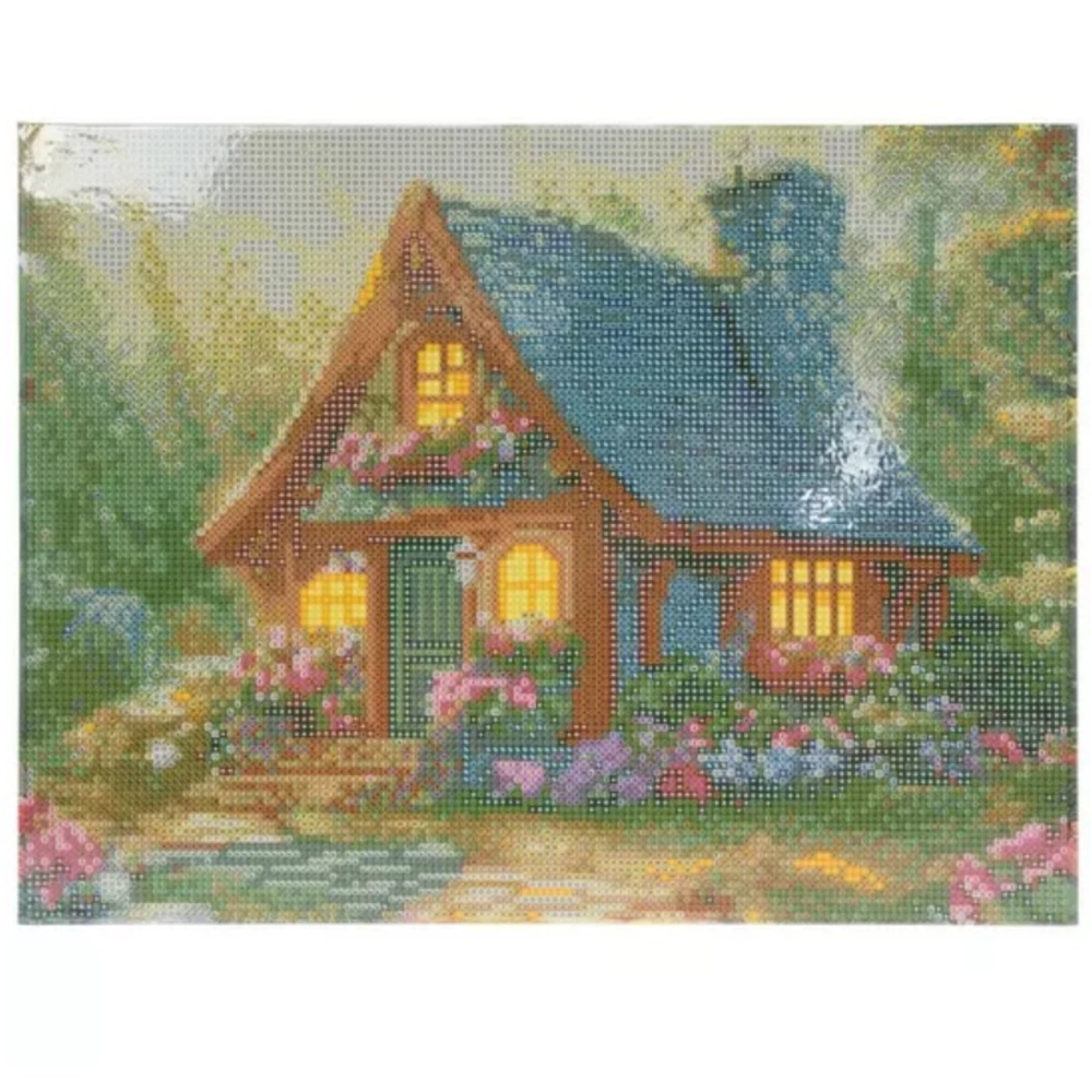 Viral Hobby Lobby Cottage House Diamond Art Canvas Kit